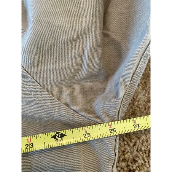 VTG Norman Shirtmakers Shooting Shirt Mens XL Tan Hunting Skeet Long Sleeve USA - Picture 10 of 11